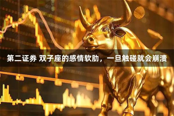 第二证券 双子座的感情软肋，一旦触碰就会崩溃